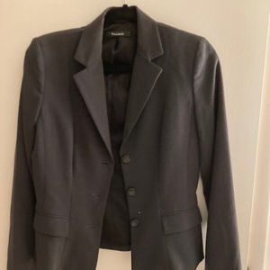 Tahari Charcoal Gray Blazer Jacket - Excellent condition - Size 8